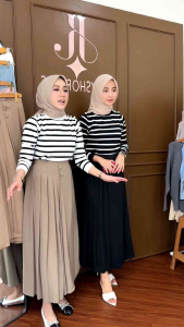 Celana Kulot Husna Kancing Depan: Outfit Wanita Remaja Dewasa Kekinian Terbaru Murah Berkualitas