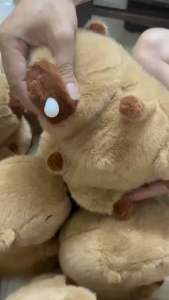 Gấu Bông CAPYBARA Chuột Lang Nước Thổi Bóng 25cm Cute