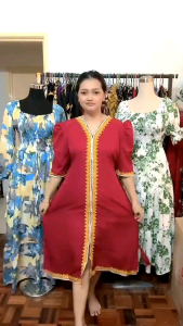Dress kaftan new modern Borneo fit 40-85kg