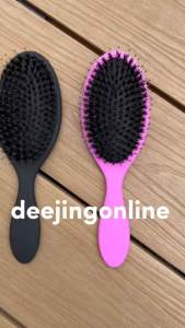 หวีขนหมูป่า หวี ผมเรียบ ด้ามจับกระชับ มีหลายสี สำหรับแปรงและหวีผม