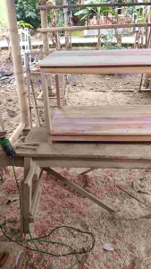 Meja Aquarium Besar Kayu 140X60X60Cm Murah Meja Kerja / Meja Makan Serbaguna Multifungsi