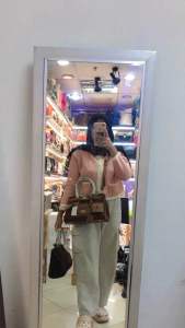 Tas Rodeo Wanita Import – Shoulder Bag Kulit & Suede Premium Stylish dan Lentur dengan Tali Panjang + Dustbag