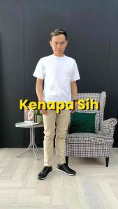 BAPIN Celana Chino Pria Slimfit Hijau Army