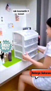 Laci Kosmetik Plastik 3 Susun