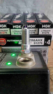 LTR6AHX🎉Twin Tip🎉Ford FiestaFocus Mazda 6CX-7 Volvo S60S80 Jaguar NGK 91276 Ruthenium HX Spark Plug