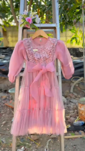 Gamis Anak Perempuan Shafira Dress Organza Anak 3 Sampai 15 Tahun Size SMLXL Gaun Pesta Ulang Tahun dan Kondangan anak