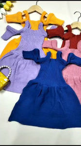 Dress Rajut Anak SABRINA Rajut Anak Perempuan 2 3 4 Tahun