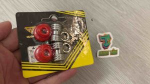 Nắp chụp van vòi inox 304 sáng bóng kèm tán + cao su