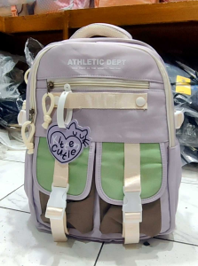 RANSEL BACKPACK PEREMPUAN FASHIONCOCOK UNTUK SEKOLAH KERJA DAN SANTAI Sekolah Hitam Wanita