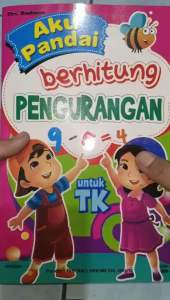 Buku aku pandai berhitung pengurangan 32 halaman