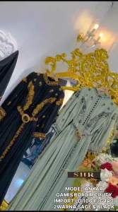 Maxi Gamis Ceruty SHR Busui All Size fit to XL