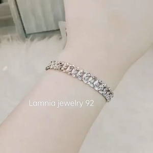 NEW GELANG WANITA SISIK NAGA BERLAPIS EMAS 24 K GOLD DAN SILVER