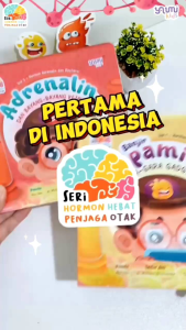 Boardbook Edukasi Anak | Seri Hormon Hebat Penjaga Otak | Yaumi Kids