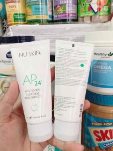 Kem Đánh Răng Nu Skin Ap24 Whitening Flouride ToothPaste 110g Của Mỹ- Date 10/2027