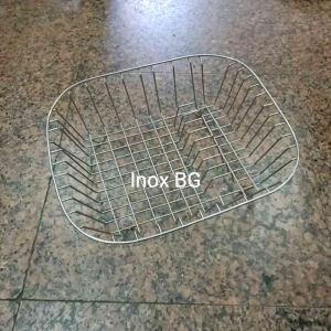 [Inox 304]Rổ Inox úp bát đĩa đặt bồn chậu rửa nhiều kích thước