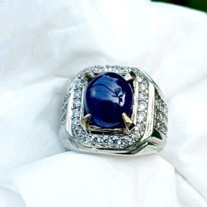 CINCIN BATU BLUE SAPPHIRE HIGH QUALITY