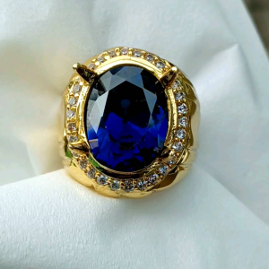 CINCIN BATU KING SAFIER FULL CUTTING SUPER MEWAH