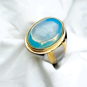 CINCIN BATU BARJAD API RING TITANIUN