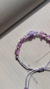 Gelang Inisial Huruf A-Z Manik-manik Tali Serut Aesthetic | Bisa Pilih Huruf