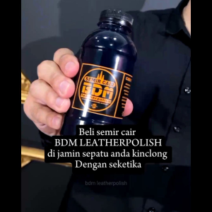 Semir sepatu hitam cair / semir kulit hitam 100ml 250ml gratis kuas
