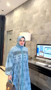 Gamis Set Jilbab Scarf Renata by Sister Diva