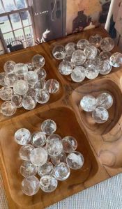 Clear White Crystal Beads