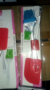 SPATULA SET KUAS SILICON 2PCS ANTI LELEH TAHAN PANAS