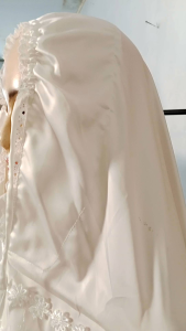 MUKENA ARMANI SILKY POLOS RENDA DOUBLE TILE TERAPAN