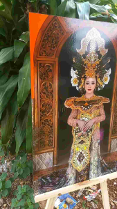 CETAK FOTO 40x60 sudah sama bingkai mdf