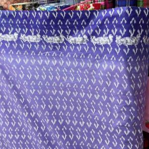 ผ้าเมตร ลายตัวเอส ลายขอ ตัดเสื้อ ผ้าฝ้าย หน้ากว้าง45“(15ซม.)