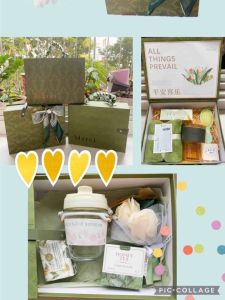 Teacher’s Day Gift Set-Straw Glass Cup Towel Soap Comb Flower Soap Bouquet gift set (SG Stocks)
