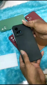 Soft Case Silikon hp REALME C15 macaron pro Camera