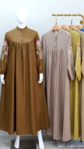GAMIS KALALA BORDIR MEWAH TOYOBO IMPORT | DRESS KATUN IMA TOYOBO PREMIUM | DRESS WANITA BEST SELLER