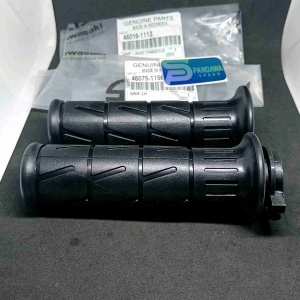 Handgrip Grip Gas Set Kanan Kiri Kawasaki Kaze R Original 46019-1113/46075-1156