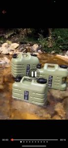 Ready stock Camping Water Container Portable Water Bucket Food Grade with Faucet Outdoor Indoor Travel