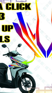 HONDA CLICK V3 COVER UP STICKER