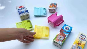 กล่องที่จับกันบีบ การฝึกดื่มบีบกล่อง กล่องเครื่องของบีบ 98% ถุงให้กับบีบกล่อง