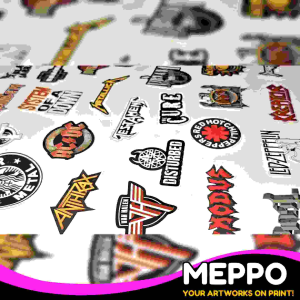 Music Rock Metal Band Logo Stickers Laminated/Waterproof | MEPPO