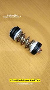 Karet Mesin Power Ace KTM/Engine Mounting Spring 10mm Appktm (19B) Sparepart Roda Tiga