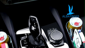 Albatross Car Seat Gap Filler Leather Storage Organizer Box / Organizer Mobil Kursi Jok Samping Premium Quality