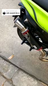 KNALPOT ORIGINAL RKS BLACK COATING FULLSYSTEM MATIC Nmax Old NEW 2020 AEROX 155 OLD NEW PCX ADV Scoopy Vario 125/150 Lexi mioJ SOUL GT mio M3