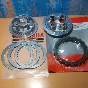 paket plat gesek kopling mx 2007 manual plus rumah kampas kopling+kampas kopling jupiter mx old
