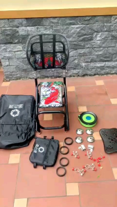 [ưu Đãi Lớn] Ghế Câu ĐàiGhế Câu Cá Địa Hình Full Phụ Kiện- Họa Tiết Cá Chép