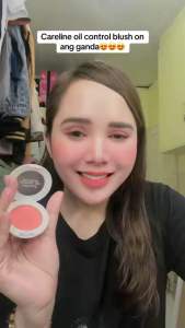 Careline Oil Control Blush on (Fresh Tomato Charming Pink Pinkish Blush Touch of Pink Rosy Cheek Peach Glow Red Velvet Starlight Shine)