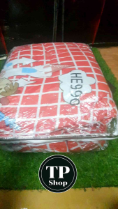 ผ้าหุ้ม 6×6ฟุต เนื้อผ้าโพลิเอสเตอร์ ไส้ในเป็นใยสังเคราะห์ 1 ผืน#ทางร้านของสงวนสิทธิ์ในการเลือกสีให้#