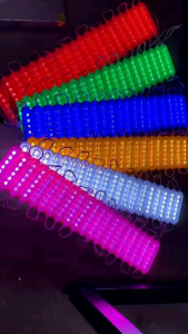 vỉ 20 bóng led hoặc10 bóng led 6 mắt trang trí ga lăng sườn xe tải xe khách xe hơi 12v 24v các màu siêu đẹp
