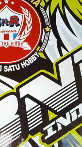 Stiker Sangkar Murai BNR Motif Baru Decal Sangkar Murai BNR