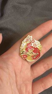 เข็มกลัดจิ้งจอก 🦊เข็มขัดจิ้งจอกแดง เข็มกลัดรูปสัตว์