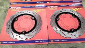 Disc Cakram Belakang New Grigi Hitam UK 220mm R15 V2 V3 Vixion R R25 MT 15 MT 25 Ukuran STDR 220mm Disc Cakram Belakang