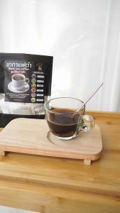 🔥[1แถม2] 🔥Black coffee tea ชากาแฟดำตรากวางทองแท้ เบิร์น คุมหิว แคลน้อย ข้อ กระดูก ทานง่าย ไม่มีน้ำตาล